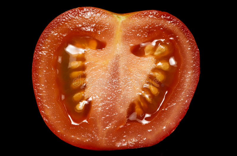 Fruit charnu de la tomate de type baie biloculaire