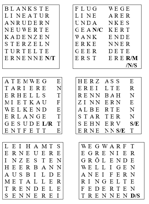 picture Crossword puzzle - German