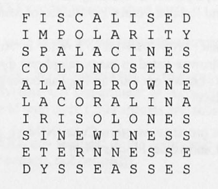 picture Crossword puzzle - Jeff Grant