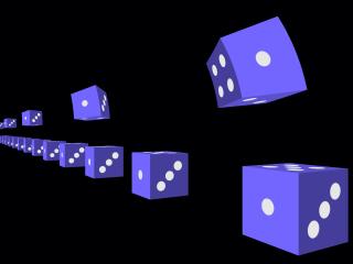 Image Relativite : Image d'un cube en mouvement